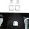 Fit For Benz GLA W156 20- ABS Silver Seat Headrest Button Switch Ring Trim