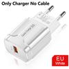 18w Quick Charger 3.0 USB Charger Type C Cable For OPPO A93 A83 A73 A53 A32 A72 A91 A92S Realme F17 7 6 5 Pro USB C Fast Charger