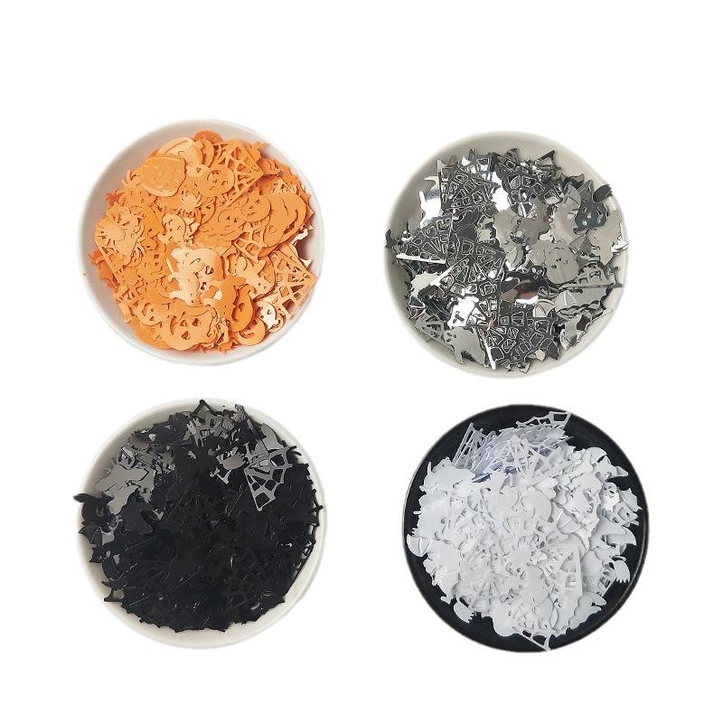 Yaleduo Halloween Skull Spider Pumpkin Sequin Accessories for Costume Photography