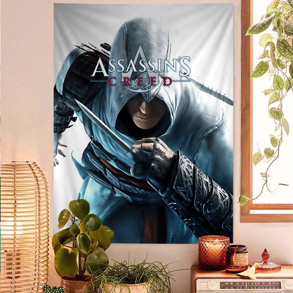 Game Classic AAssassins Cool CCreed Anime Tapestry Hanging Tarot Hippie Wall Rugs Dorm Home Decor