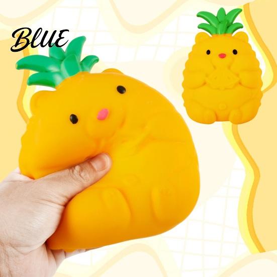 Stress Relief Squeeze Toy Fake Fruit Toy Peach Pineapple Strawberry Ball Giant Sensory Fidget for Home Office School Calming