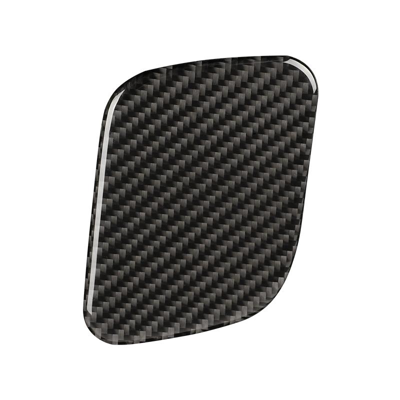 For Ford Mustang GT 2015-2021 Carbon Fiber Car Main Driver Storage Box Decoration Cover Sticker Decal Car Interior Accessories