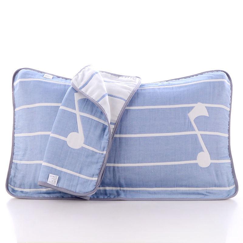 New Jacquard Pillow Towel Breathable Soft Printed Pillowcase Sweating Four Seasons Household Bedroom Pillows Cover Double Sided