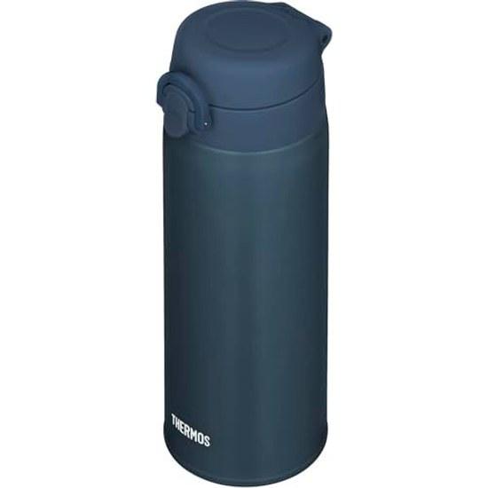 Thermos Vacuum Insulated Travel Mug 500ml Dark Navy Removable Drinking Spout Easy Clean Ultra Lightweight Compact Type One-Touch Open Stainless Bottle