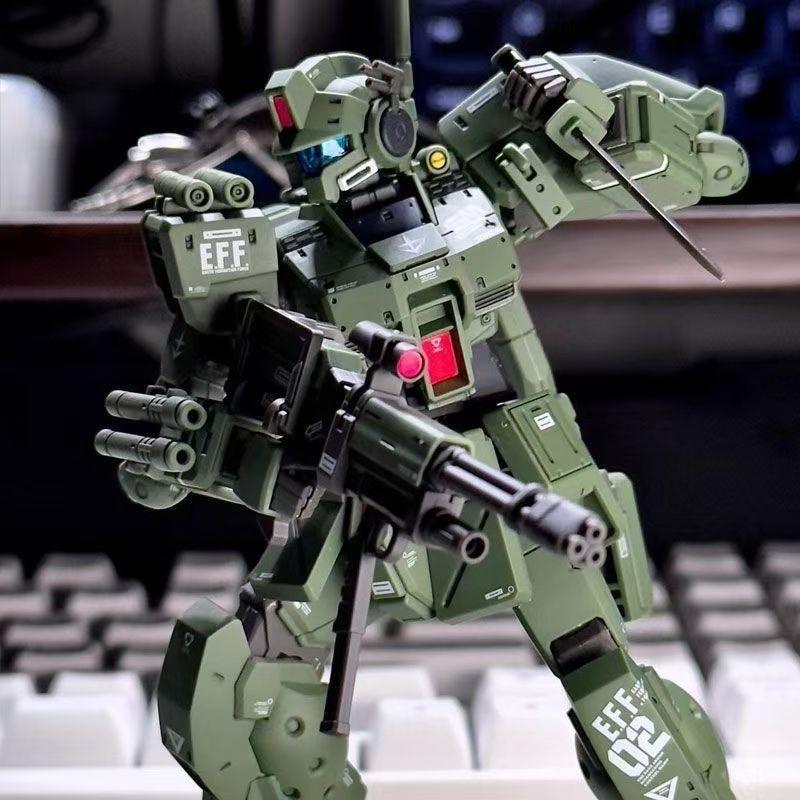 XFS HG 1/144 RGM-79S GM Spartan Model Kit Collection Assembly Movable Action Figures Robot Figurine Model Kids Toy Gifts
