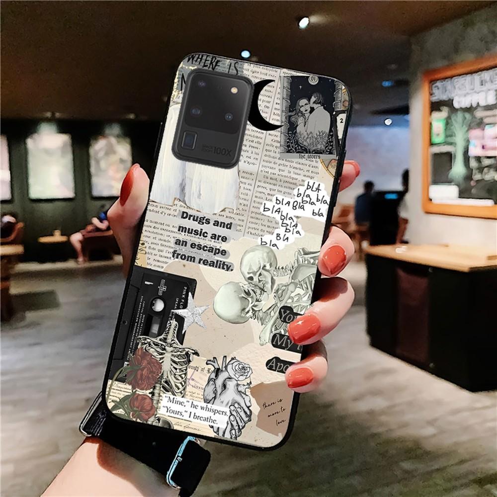 

Cute Ghost Phone Case For Samsung S 9 10 20 21 22 23 30 23plus lite Ultra FE S10lite Fundas Samsung S23 Plus 5G