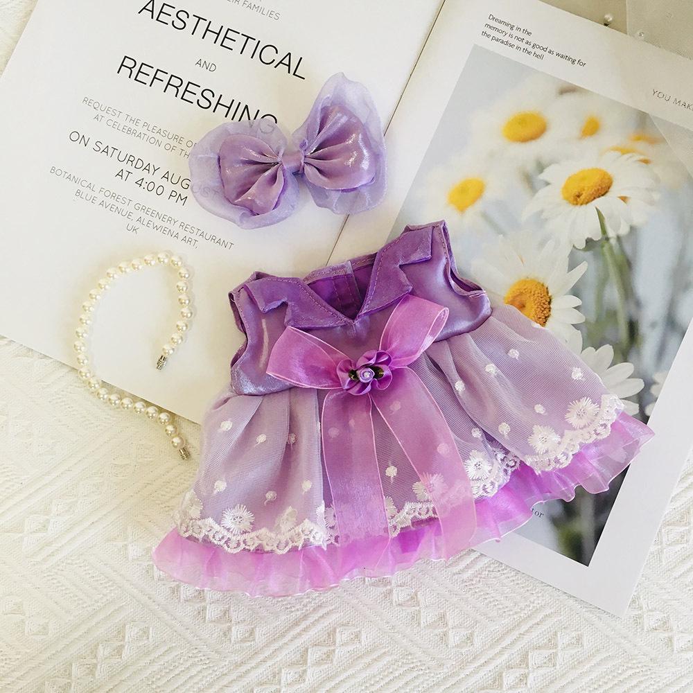Medium 30cm Handmade Doll Clothes for Jointed Bear - S Size Belle Lulu Outfit Gift for Girls