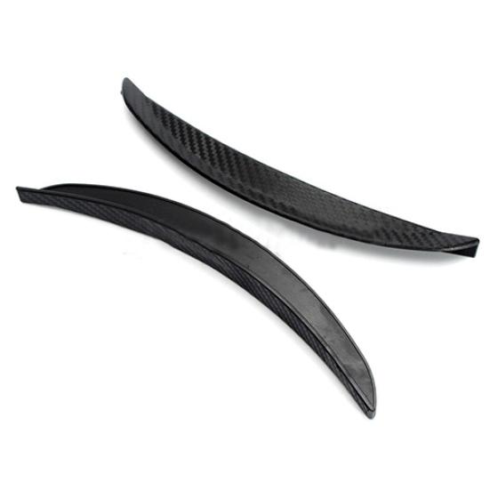 1Pair 24.5cm Soft Flares Arch PVC Fender Eyebrow Wheel Guard Kit for Car Truck