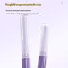Stainless Steel Double-Headed Eyebrow Trimmer with Macro Lens & Protective Net - Safe, Anti-Scratch Shaver & Shaping Tool.