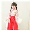 SLINX Yukata Set for Baby Perfect for Summer Japanese Top and Hair Japanese Perfect for Hinamatsuri New and Fireworks HF420 Cherry Children's Girls, &