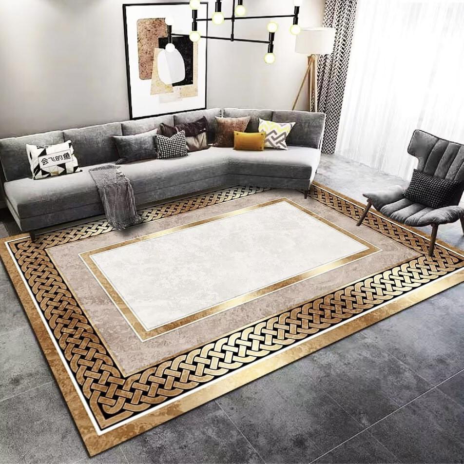 

Ковер для гостиной, грязеотталкивающий ковер, домашний диван, журнальный столик, ковер для спальни и противоскользящая подкладка 140 * 200cm