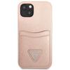 Guess Guhcp13Mpsatpp Iphone 13 / 14 / 156.1 Różowy/Pink Hardcase Saffianotriangle Logo Cardslot