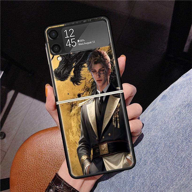 

Love And Deepspace Sylus Phone Case For Samsung Z Flip 7 6 5 4 3 Galaxy ZFlip7 ZFlip6 ZFlip5 ZFlip4 ZFlip3 5G Print Cover Samsung Z Flip 3