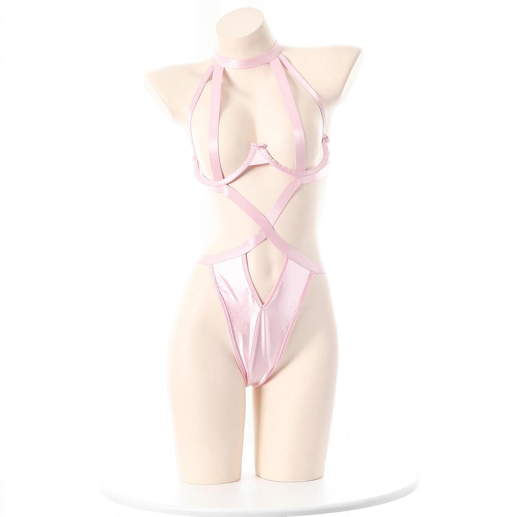 XXOO Erotic Sexy Lingerie Women Strap Bodysuit Underwear Movie Outfits Cosplay Costumes