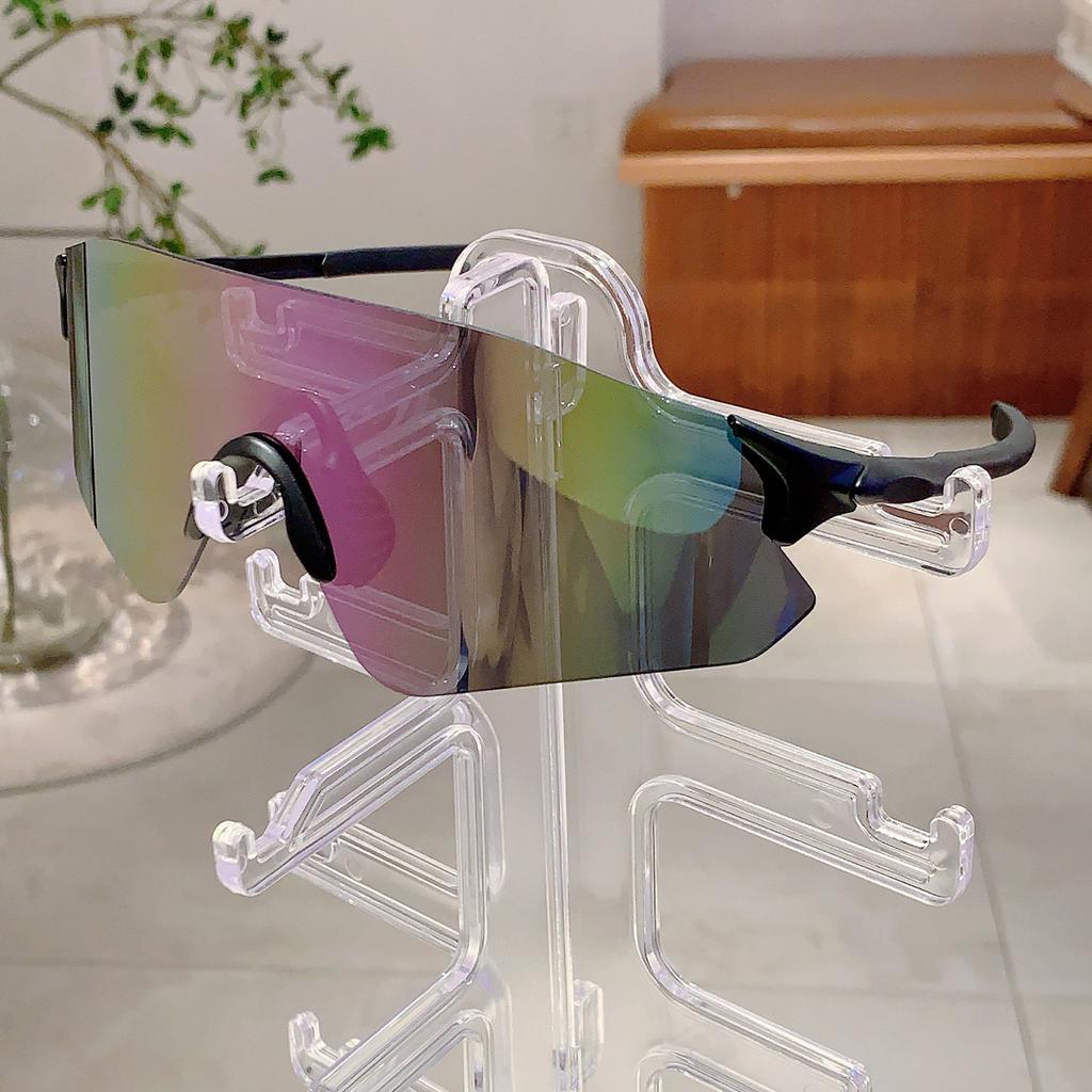 Outdoor Brand Sports Sunglasses Men  New In Oversized Mirror Riding Goggle Trendy Futuristic Cycling Women Shades