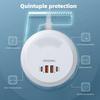 Multiport USB C Charger PD 35W Fast Charging Phone Charger Power Strip for IPhone Samsung Xiaomi EU US Plug Wall Charger Socket