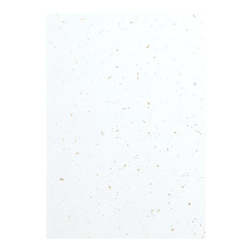 Washi Kawasumi OA Washi A4 size 21 x 29.7cm Echizen Washi Gold and Silver Sunako Daireishi White Printer compatible Washi 100 sheets