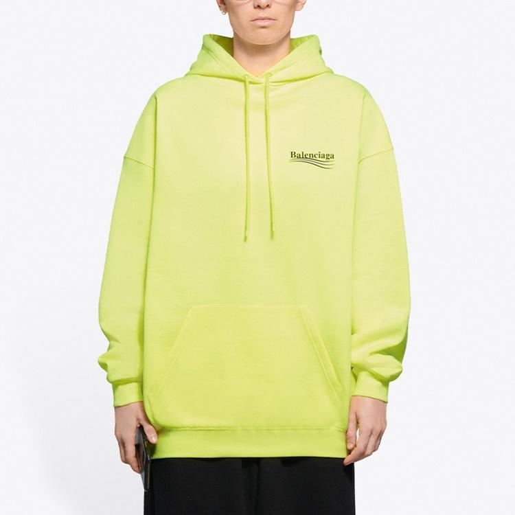 (WMNS) Balenciaga Alphabet Logo Yellow Hoodie Women's 578135TJVD47110