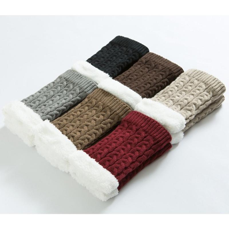 Winter Warm Crochet Knitted Boot Cuffs Toppers Socks Short Leg Warmers Cable Knit Ankle Heap Socks Womens Boot Socks