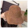 Summer Fine Straw Shading Versatile Face Small Eaves Sunscreen Hat Women