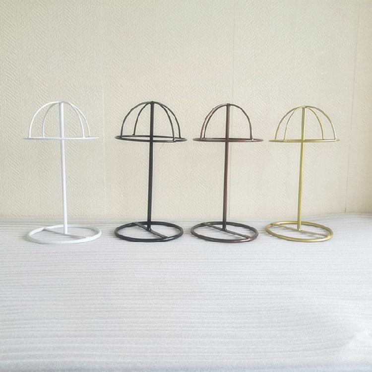 Stable Sturdy Wig Head Holder Wire Freestanding Wig Stand Hat Display Stand
