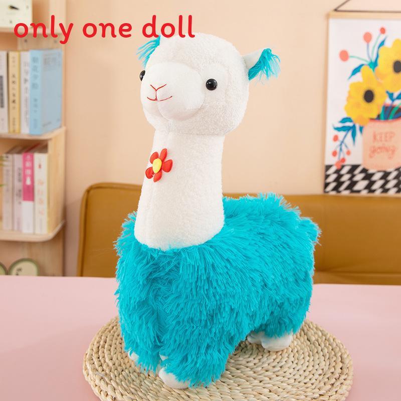 Plush Alpaca Cartoon Toy With Pp Cotton Filling For Kids And Gift Giving