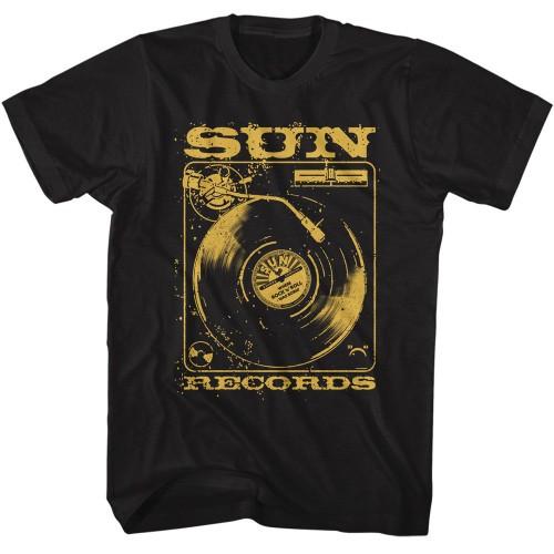 

Sun Records Record Player Black Adult TShirt Unisex T-Shirt S