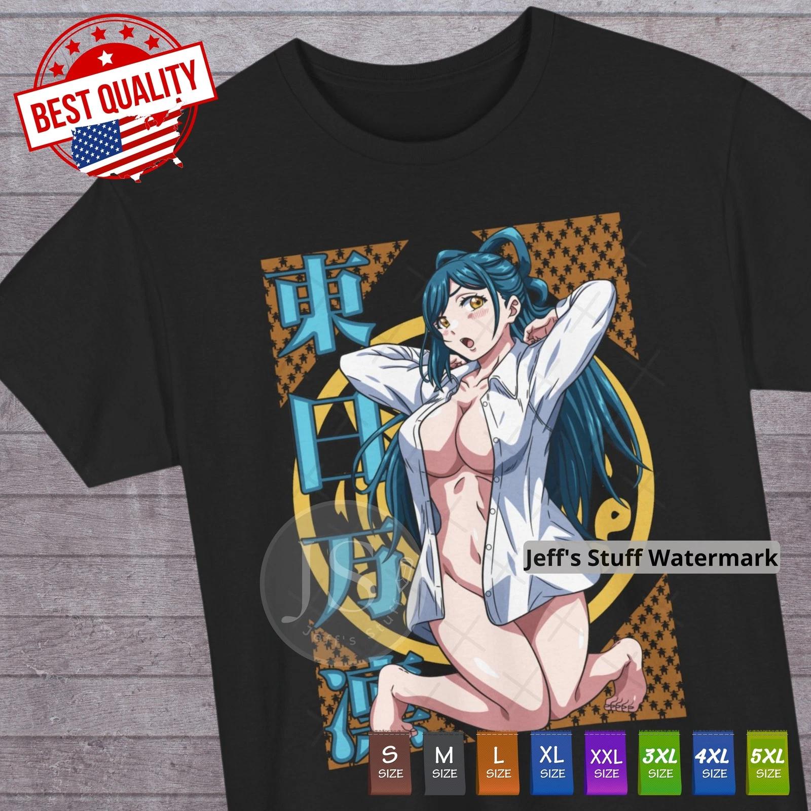 

Футболка Azuma Himari Waifu Японская Эччи Футболка Аниме Манга Косплей Одежда Отаку M