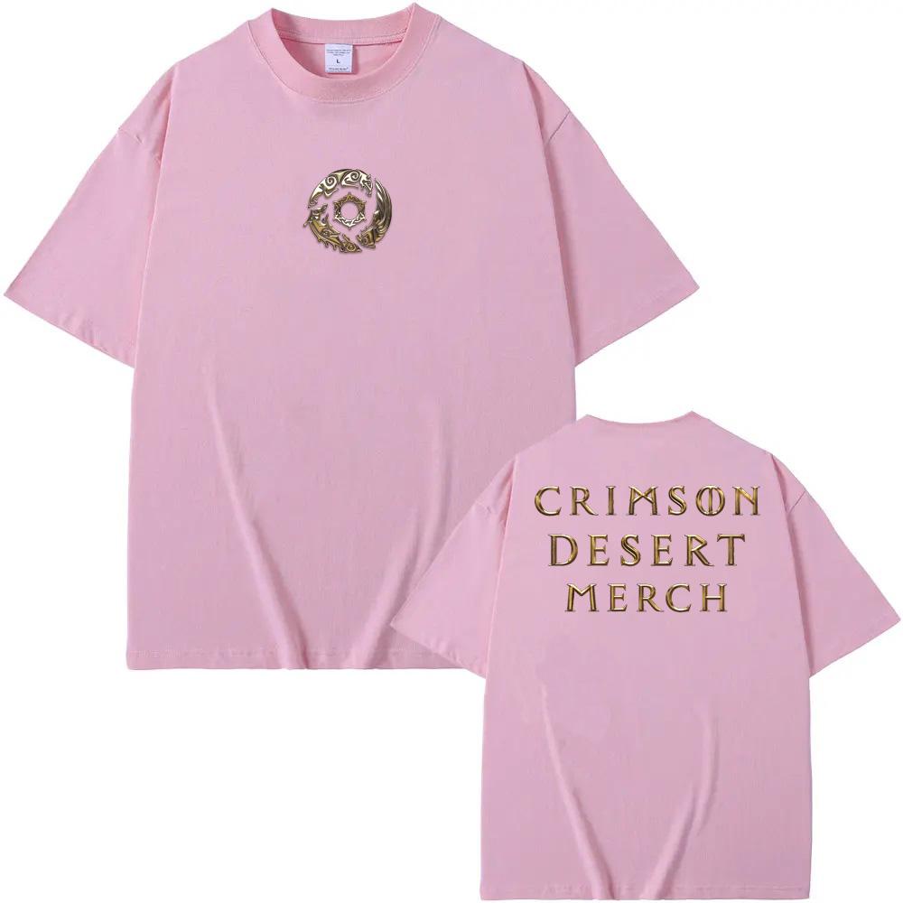 Crimson Desert TEE 2026 New Style Action Adventure Game Print T-shirt 100% Cotton Round Neck Short Sleeve Tops