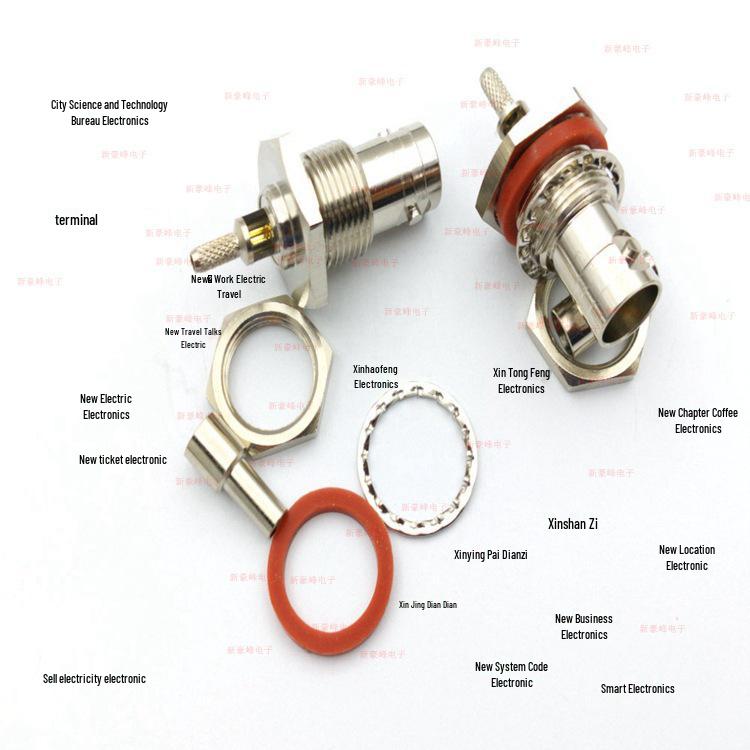 75 Ohm BNC-KY Waterproof Hex Wall-Through Female Connector for RF Cables (RG316/174/178/179)