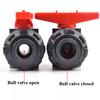 Grey 1/2 Inch~1 Inch Female Male Thread Union Ball Valve Garden Irrigation 20mm~32mm PVC Pipe Socket Water Control Valve
