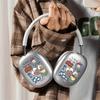 Painted Transparent TPU Earphone Cover Protective Case, Suitable for Apple AirPods Max Headset Bluetooth Headset