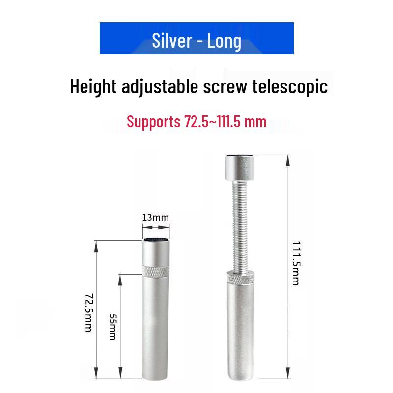 Aluminum Graphics Card Stand with Magnetic Base, ITX-Compatible, Anti-Bending Support.