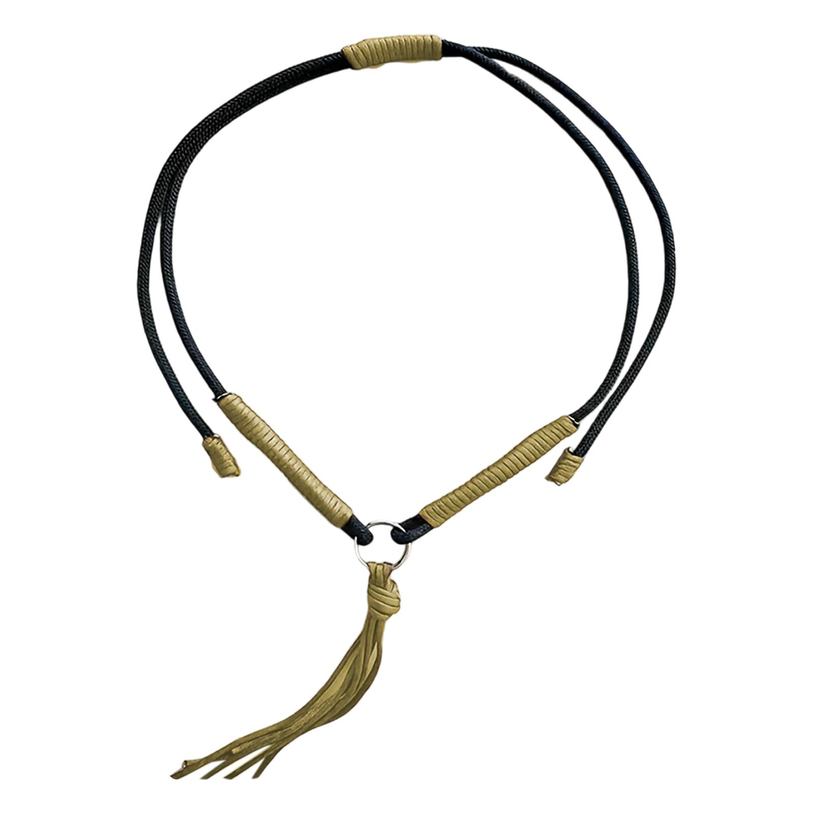 

Western Horse Breast Collar,Riding Roping Multifunctional Adjustable Fit Braided