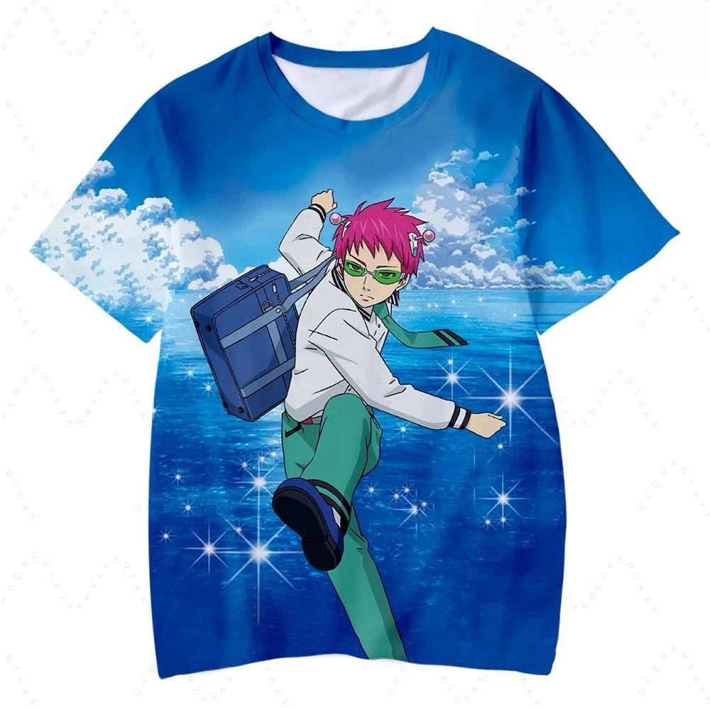 2026 Saiki Kusuo No Sai-Nan Tshirt Printed Men/Women/Kids Harajuku funny T shirt Costume Summer Kawaii Japan Unisex Anime Tops