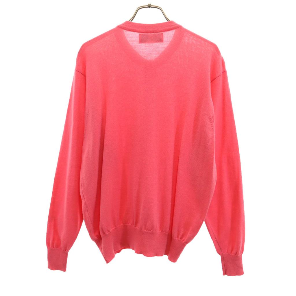 BALLANTYNE Wool 100% Knit Cardigan 42 Pink Women Used