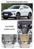 Compatible Splash Shield for Toyota Corolla, Levin, Camry, Highlander, RAV4, Ralink, and Yaris Chassis Armor.