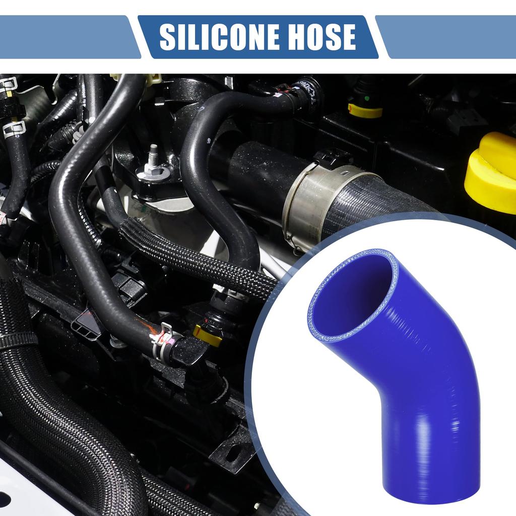 X AUTOHAUX Silicone Hose Silicone Pipe Radiator Hose 1pc Inner Diameter 68mm Length 90mm