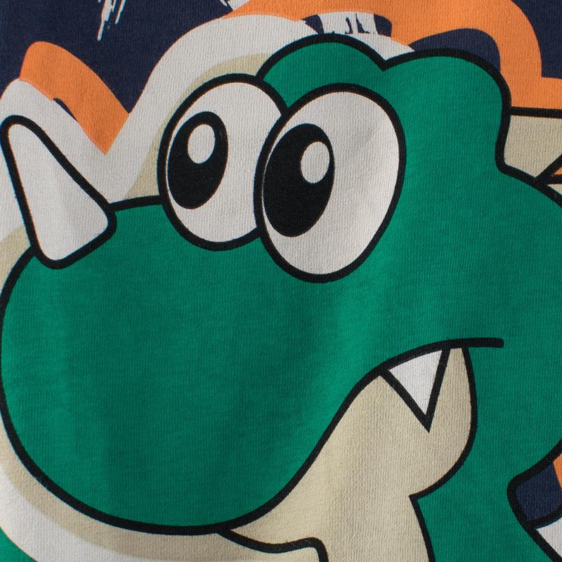 Children's clothing summer new children's short-sleeved T-shirt dinosaur cartoon baby boy clothes