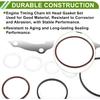 No.11361440134/11361433817 Timing Cover Gasket Set for BMW 325i Base 2.5L 2001-2005 Long-lasting Sealing O-Ring Seal Repair Kit 1 Set