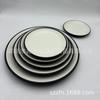 Melamine Condiment Dish: Two/Three Compartments for Japanese/Korean Cuisine - Hot Pot, BBQ Dipping, Soy Sauce, Spoon, Imitation Porcelain