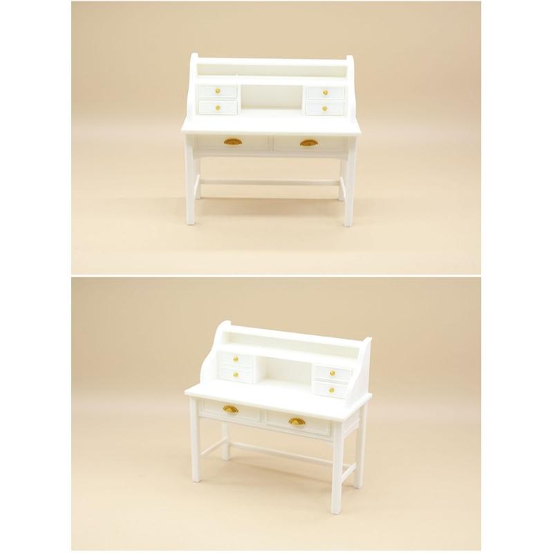 Miniature Study Table 1/12 Scale Dollhouses Accessory High Detail Long Lasting Modelers Creative Scene Prop