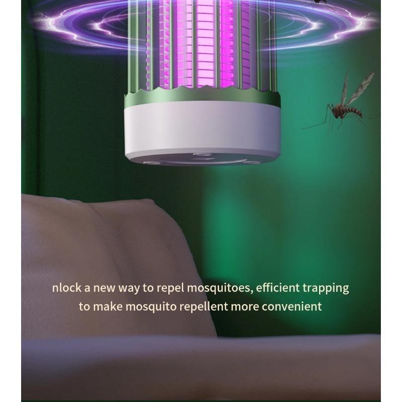 Electric Shock USB Mosquito Killer Lamp Insect Trap Portable Mute Anti-Mosquito Light For Home Garden Camping Outdoor Zapper