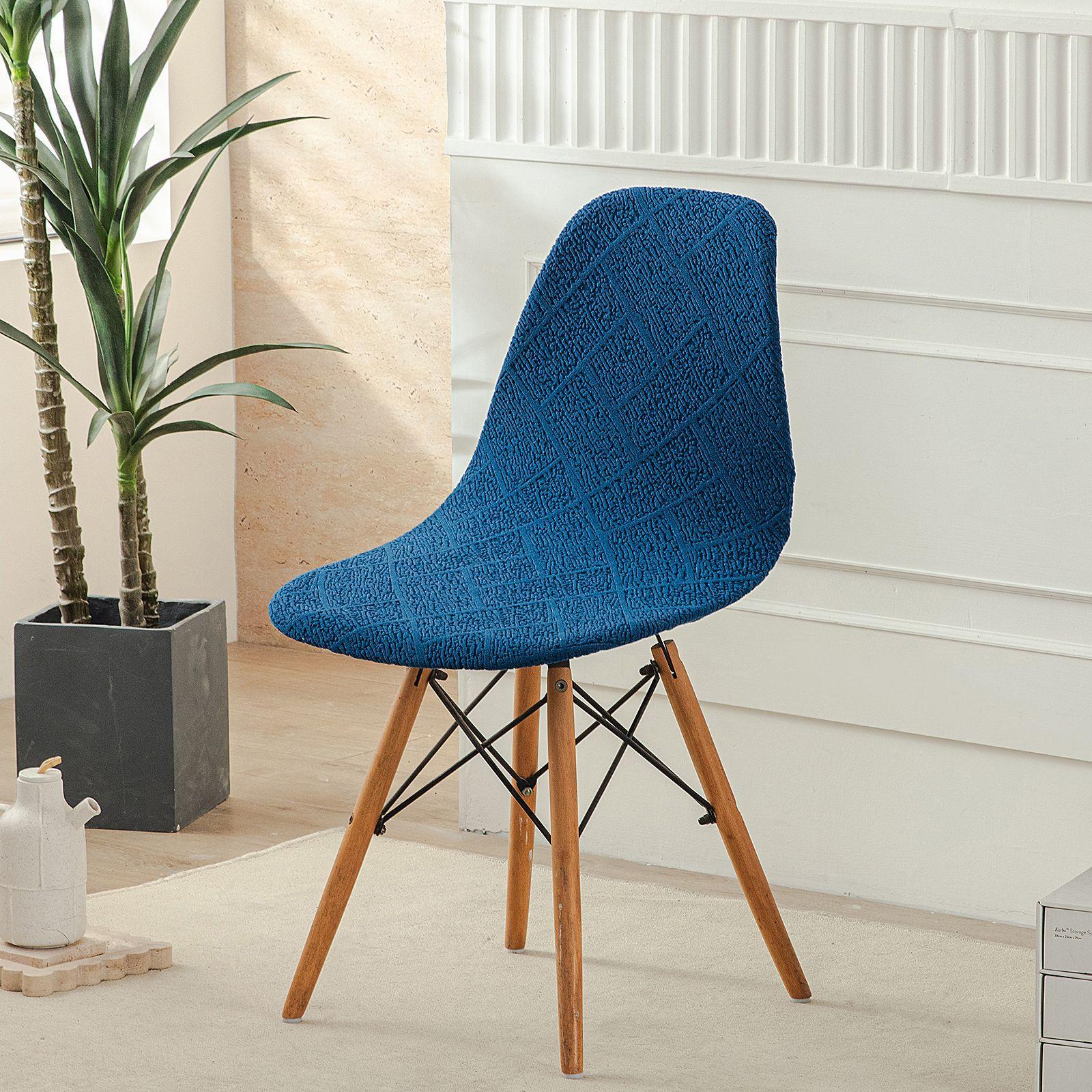 

1PC Elastic Thick Jacquard Chair Cover Dining Chair Cover Seat Covers Slipcover Furniture Protector Hotel Living Room Removable 1pc
