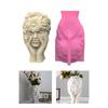 Concrete Vase Silicone Molds DIYs Flowerpot Mould Ornament Making Flower Girl Plaster Epoxy Resin Castings Molds Decors