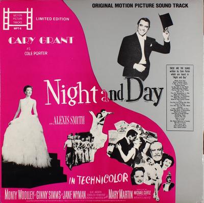 LP Record OST, CARY GRANT - Night And Day MPT6 MOTION PICTURE 1983 US Soundtracks & Musicals Used