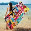 Cute B-BettyS Boop Microfiber Blanket Quick Drying Beach Towels Oversized Printing Super Absorbent Pool Towel Blanket