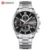 CURREN 8475 Men's Multifunction Waterproof Wristwatch with Large Dial