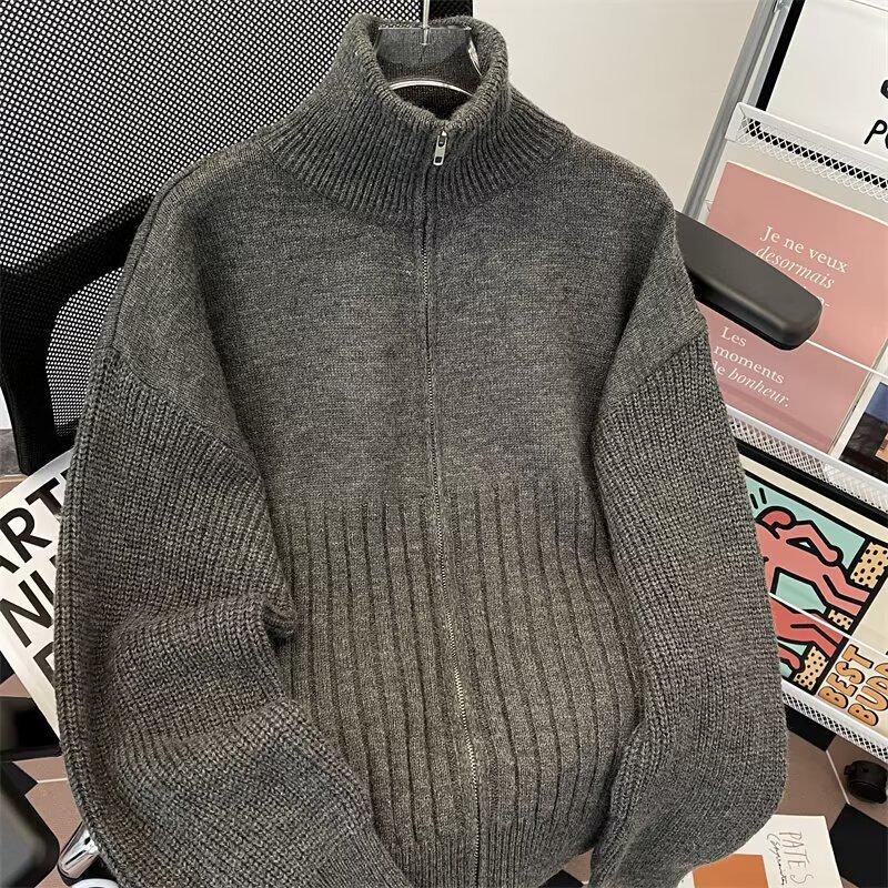 Unisex Herbst-Rollkragenpullover: Stilvolles, locker gestricktes Design für mühelosen Komfort