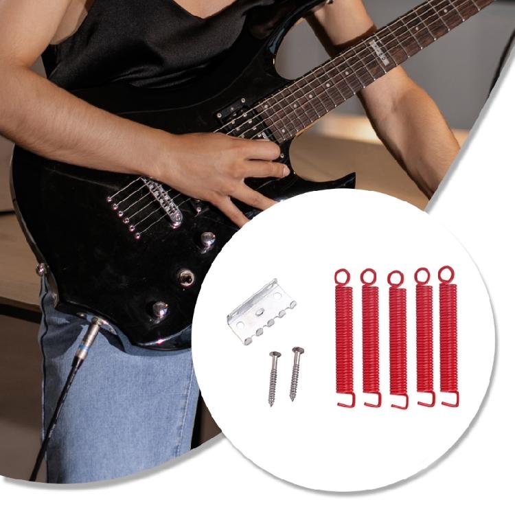Professional Guitar Tremolo Bridge Springs Guitar Tremolo Spring Claw Screws Kits for Enhanced Sound Consistency